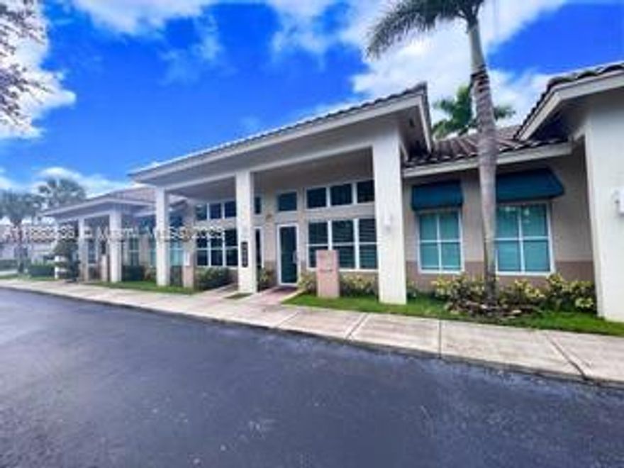 Exceptional opportunity to lease a 783 SF office suite at University Place in Davie! This first-floor suite offers superior street-level visibility with full glass frontage. The space includes a large open work area for reception and staff, one private office, bathroom, and kitchenette. Freshly painted and move-in ready, it provides excellent functionality for professional use. Open surface parking ensures ample space for staff and guests. Located just 2 miles from I-595 and the Turnpike, with an easy commute to most destinations and surrounded by restaurants and retail. Built in 2005, the well-maintained building features 11’ ceilings, strong professional tenant mix, and excellent accessibility. Perfect for an owner-user or investor seeking a prime Davie location.
