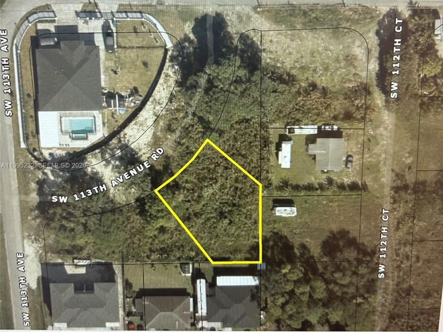 Residential lot located in a growing area of Miami-Dade County. Zoned residential, offering potential for future development in accordance with local regulations. Property currently has no utilities on site. Additional lots are available in the area, suitable for investors or developers.

Information is deemed reliable but not guaranteed. Buyers are encouraged to verify zoning, permitted uses, utility availability, and building requirements with the appropriate authorities.