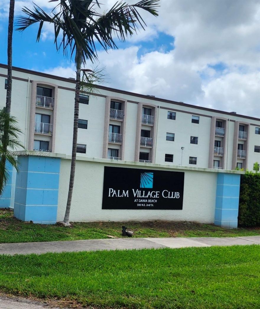 Beautiful 2/2 933 Sq. Ft. located 1 mile to beach/Dania Bch. Pier, airport is less than ten minutes, Publix, restaurants and Dania Pointe the new spot with Bowling alley, movies and high-end restaurants. Dania Casino walking distance and a multi-million dollar marina couple blocks away. This unit has a brand-new kitchen, upgraded bathrooms, spacious bedrooms. Complex has a heated pool, tennis courts, BBQ area, great club house with a workout room and bike storage. Association completed a major renovation. Come and enjoy Dania Beach! Credit score per Association 650 +