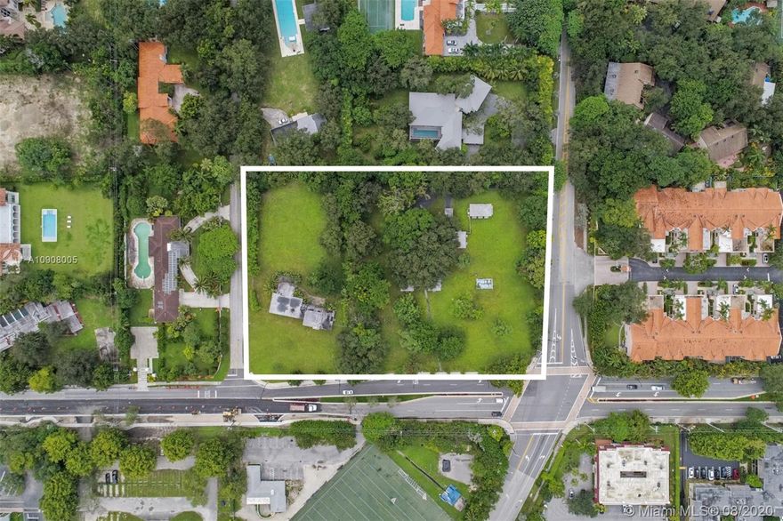 Pinecrest Corner, Located at the intersection of Kendall Drive and SW 67th Avenue is just under 4 acres of prime land in the heart and entrance to Pinecrest. The property is zoned residential, 1 home per acre, and is one of the last remaining parcels of this size that can be subdivided in the Village of Pinecrest. The Property is centrally located, across from Gulliver, blocks away from Dadeland mall, and minutes from Coconut Grove and Coral Gables. Pinecrest Corner offers a rare infill development opportunity in an established, mature market.