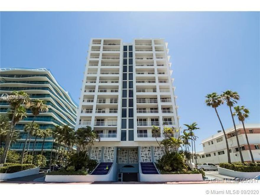 SEASONAL - Enjoy the season in this gorgeous, bright ocean view Penthouse. Spectacular unobstructed views of sunrise and sunsets from your unit or terrace. Beautifully furnished, marble floors, granite tops, open eat-in kitchen, washer and dryer. Covered parking, 24hr security. Walk/bike to restaurants, local shops and Bal Harbour shops. Available YEAR lease at $2,800/Monthly.