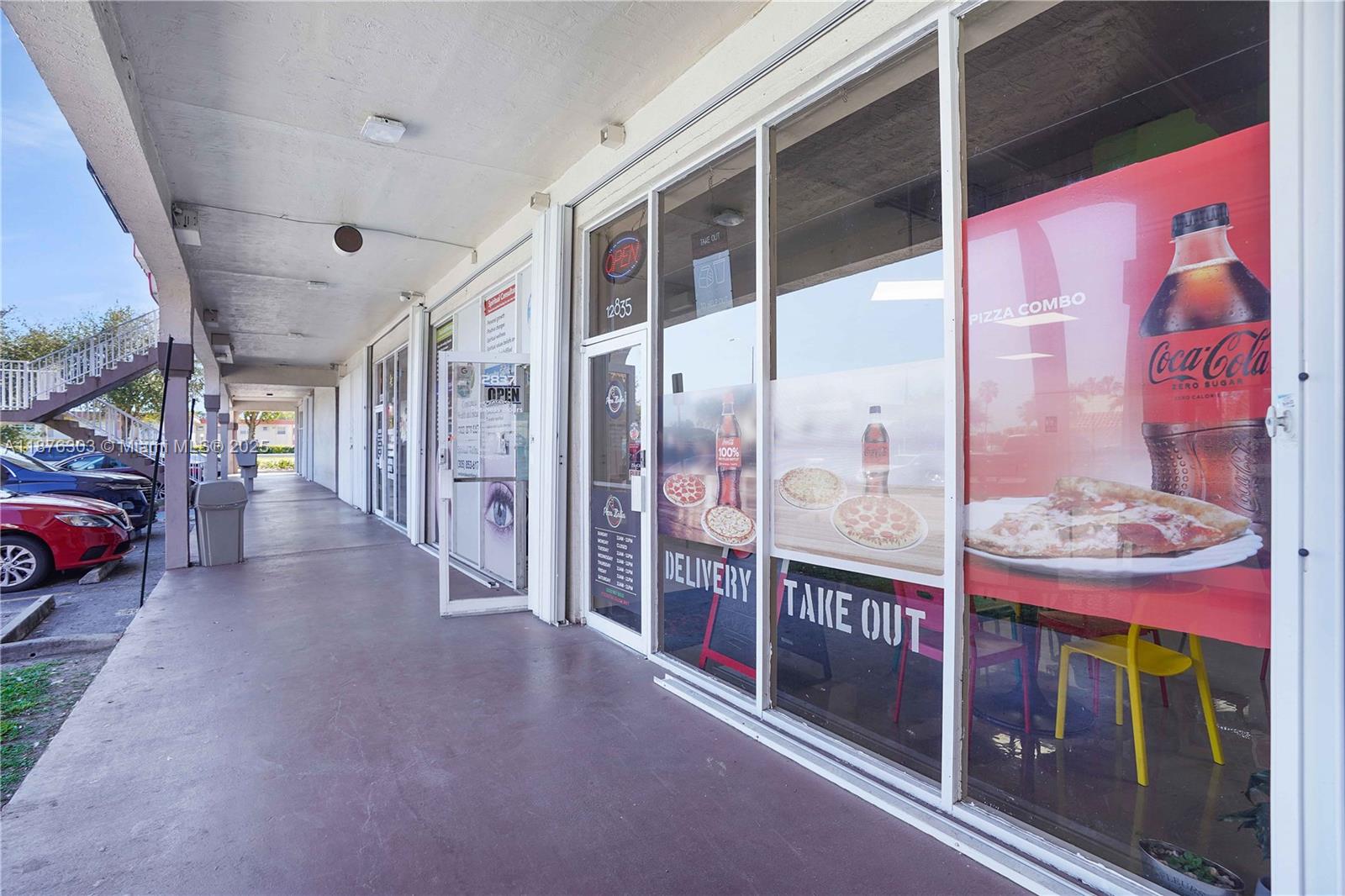 Unbeatable price, do not miss this turn-key opportunity! Excellent opportunity to invest! Authentic Italian pizza business in one of Kendall's main road arteries and busiest streets with a dense growing population and excellent demographics. Fully equipped with state-of-the-art equipment to increase time use and that mass produce up to 2,000 pizzas per day (as per owner) and thus increase profitability. Unit was also beautifully upgraded! Low rent, plenty of parking, and more!
Driving Directions: