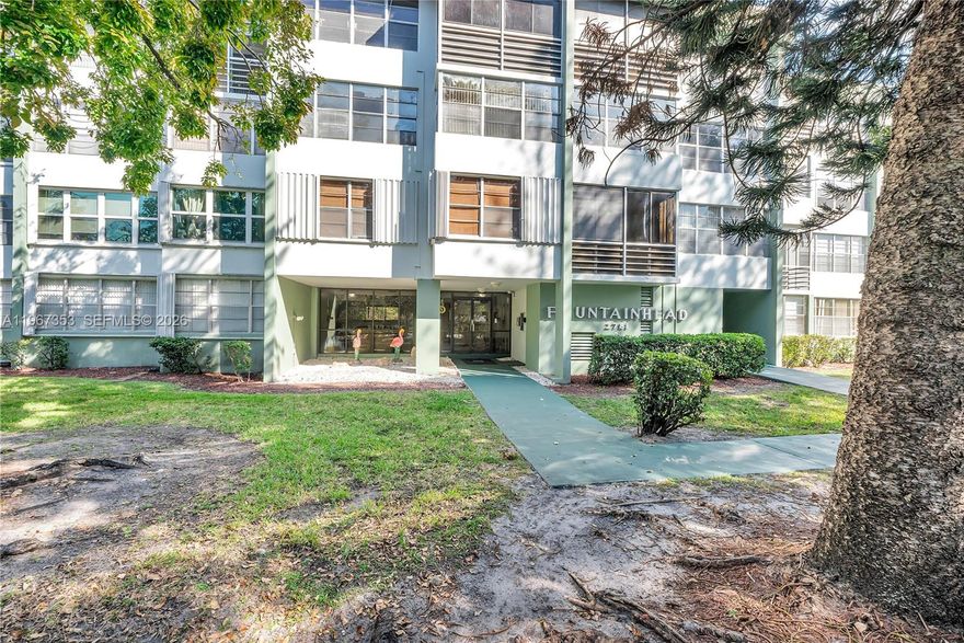 Water, Cable, And pest included in HOA. RENT IMMEDIATELY. No rental restrictions. Great for investors.  Large Corner unit with an expansive screened porch offering extra living space and peaceful views. Brand new appliances and a huge storage space on the same floor. Move right in or rent immediately — investor-friendly! Enjoy two heated pools, a gym, a sauna, tennis courts, a billiards room, a library, BBQ areas, and updated laundry facilities on every floor. Maintenance covers cable, water, and pest control for added convenience. Prime location close to Fort Lauderdale-Hollywood International Airport, only 3 miles to Hollywood Beach, and near shopping, dining, parks, and major highways. Easy to show!