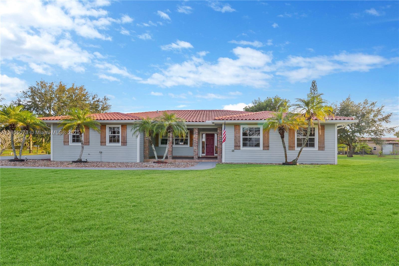 Welcome to your dream home in Homestead! This stunning single-family residence features 4 bedrooms, 3 bathrooms, a 2-car garage, dedicated office space, and elegant granite counters throughout. The tile flooring enhances its stylish charm, while farmhouse touches create a warm, inviting feel. Love the outdoors? Enjoy room for a boat and RV, a large storage/workshop shed, chicken coop, and a small plant nursery. The expansive 54,450 sq. ft. lot offers ample space for outdoor fun, and the covered patio is perfect for relaxing or entertaining. Plus, the cozy kitchen coffee bar is an ideal way to start your day. Don’t miss your chance to rent this slice of paradise in Homestead!