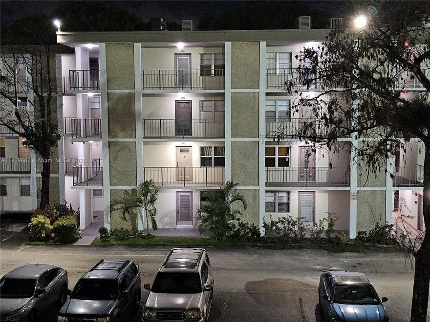 Beautifully maintained first-floor unit in a welcoming 55+ community. Enjoy the peaceful gardens and inviting pool and jacuzzi. Rentals permitted after one year—up to two seasonal rentals allowed (3-6 months each), providing excellent income potential. Centrally located near hospitals, beaches, shopping, and airport. Unit features convenient parking right outside front, extra storage, and a private patio perfect for relaxing or entertaining. Bring your pets! Association requires min. 680 credit score, 10% down, and $50K annual income. Milestone Inspection and Structural Integrity Reserve Study are already complete, and the Special Assessment has been paid in full.