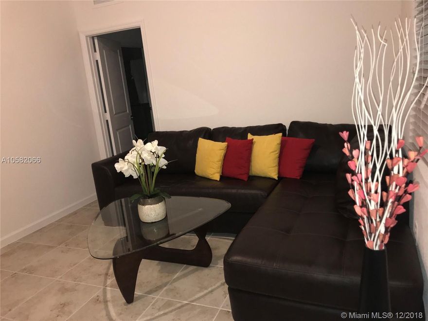 Brand New Studio-apartment, attached to the house, Private entrance, never occupied, fully FURNITURE,  washer and dryer inside, 
All utilities included and internet. No tv cable included but you can get your own.
Security deposit, first and last.
Police report, paystub, credit report.
There is N0 ASSOCIATION.
ONLY ONE OR TWO TENANTS MAX.
One o two cars parking, OK.