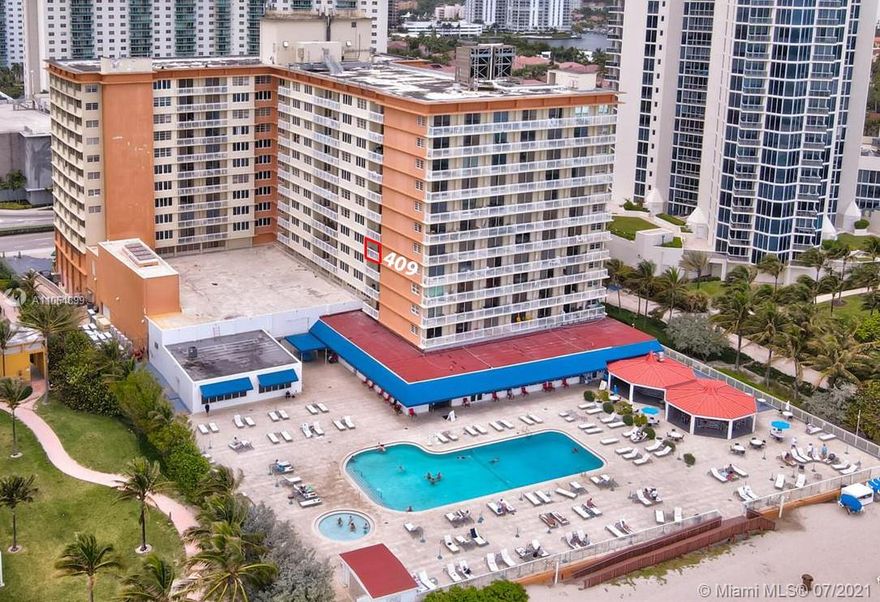 Oceanfront unit with private balcony. Unobstructed views of the ocean, pool area and city. Own a condo in Sunny Isles Beach. Stainless steel appliances and granite countertops. Great place to use as a vacation condo or investment. Completely turnkey. Unit is in the hotel program. Maintenance includes: Electricity, cable, wifi, common area maintenance and more.