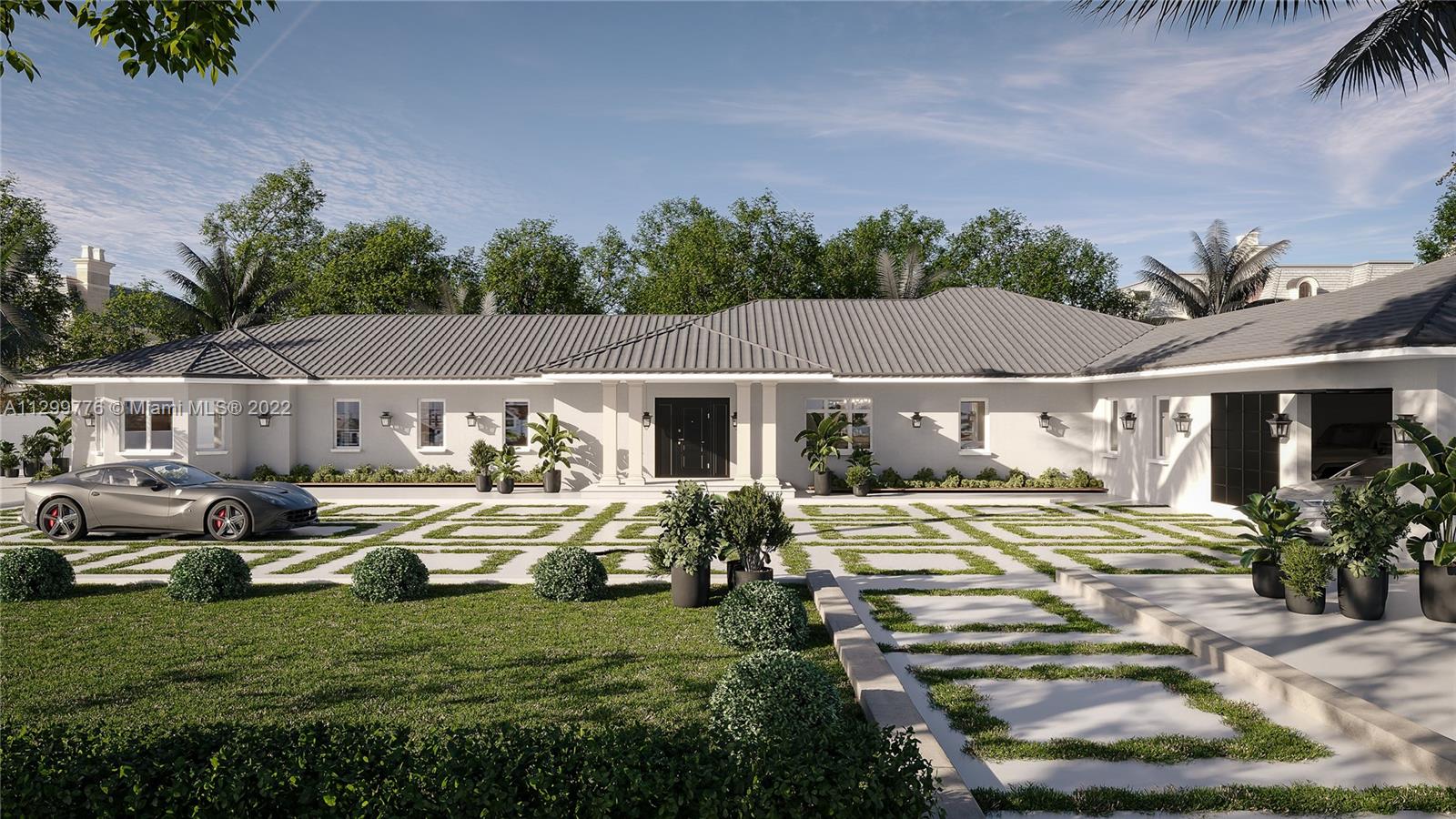 The property is weeks away from completion. Upon closing, the Buyer shall assume responsibility for finalizing any remaining work on the property.
Incredible new construction residence located on a private, over 39,000 sq ft double lot in prime South Miami. An inviting open floor plan showcases elegant interiors featuring marble floors throughout, custom cabinetry and millwork, and wood floors in each of the bedrooms and dining area. The home features soaring ceilings, Wolf and subzero appliances, WinDoor impact-resistant windows, and complete Waterworks bathrooms throughout. Step into the kitchen which offers views of a sprawling backyard, a 40 ft infinity pool, and separate one-bed casita offering the perfect indoor-outdoor living experience.