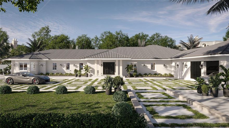 The property is weeks away from completion. Upon closing, the Buyer shall assume responsibility for finalizing any remaining work on the property.

Incredible new construction residence located on a private, over 39,000 sq ft double lot in prime South Miami. An inviting open floor plan showcases elegant interiors featuring marble floors throughout, custom cabinetry and millwork, and wood floors in each of the bedrooms and dining area. The home features soaring ceilings, Wolf and subzero appliances, WinDoor impact-resistant windows, and complete Waterworks bathrooms throughout. Step into the kitchen which offers views of a sprawling backyard, a 40 ft infinity pool, and separate one-bed casita offering the perfect indoor-outdoor living experience.