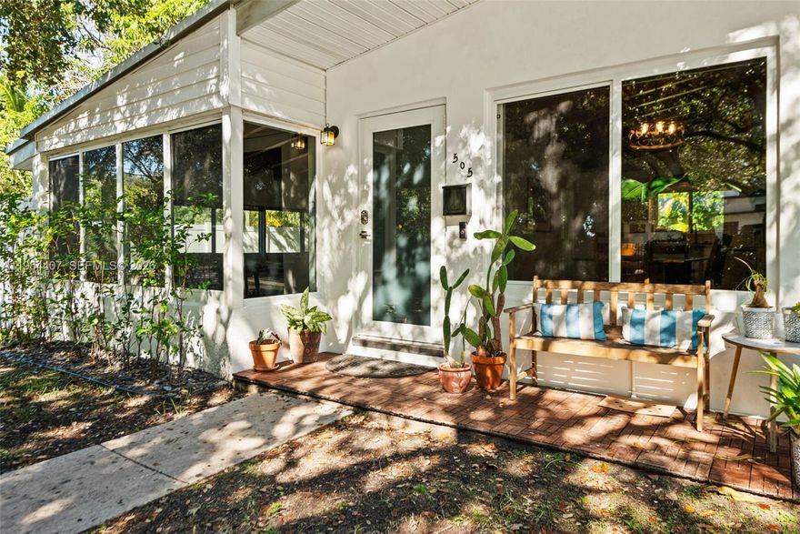 Fully renovated 2 bed, 1 bath home with a spacious Florida room on a desirable corner lot in North Miami. Featuring impact windows and doors (2022), new A/C (2023), modern kitchen and new floors (2025), updated bathroom with new vanity and fixtures, and an upgraded roof. The Florida room offers flexible space for a home office, playroom, or potential 3rd bedroom. Large fenced yard, abundant natural light, and ample parking. Seller has full plans available to convert the home into a true 3 bed, 2 bath layout , included upon request. Conveniently located near I-95, Biscayne Blvd, schools, and shopping. No HOA. Ideal for first-time buyers, investors, or those seeking a move-in ready property