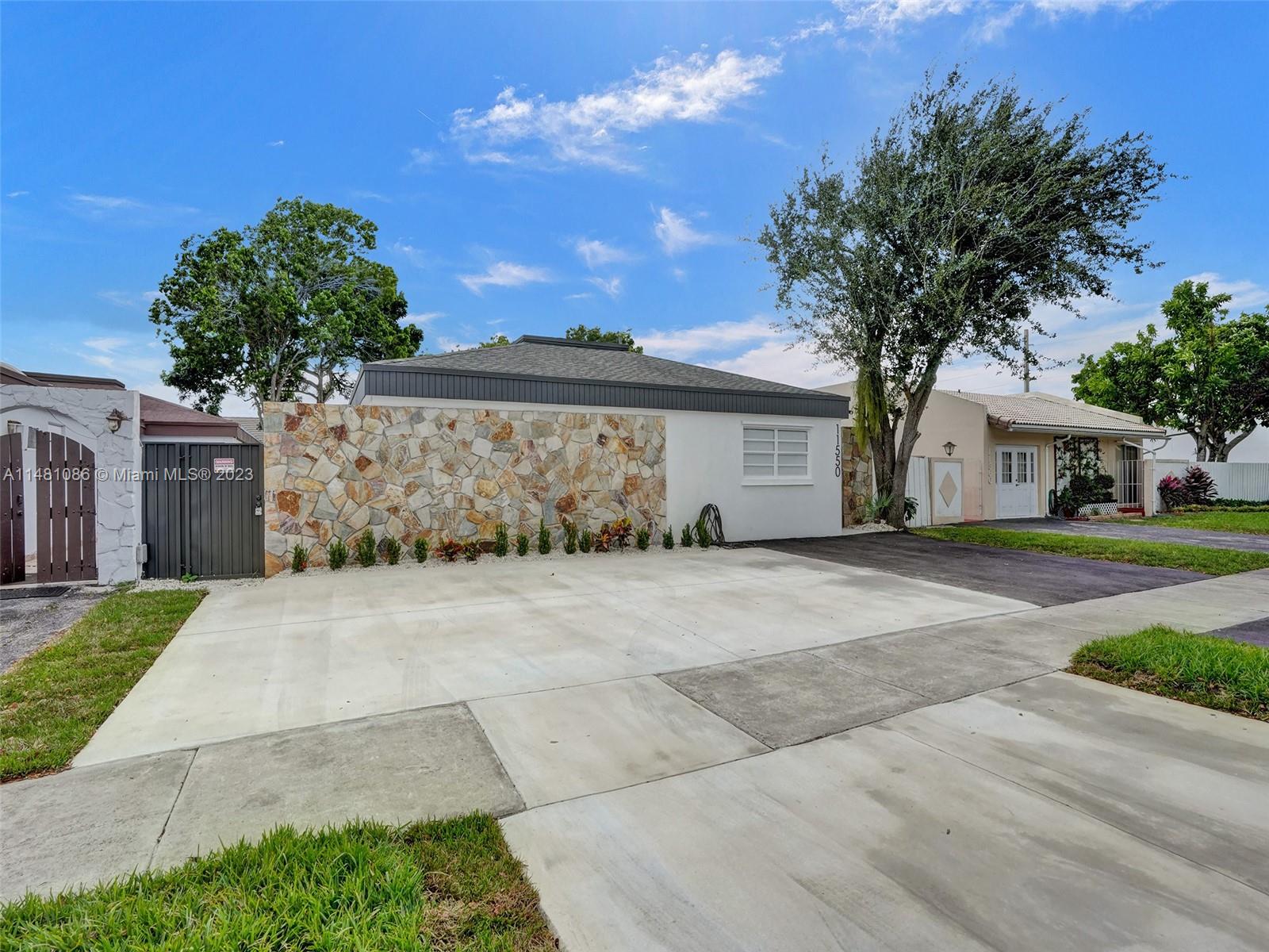 Beautiful and fully updated 4 bedrooms/2 baths single family home for rent. Available immediately! No expense was spared on this gorgeous home! Open concept, upgraded kitchen with stainless steel appliances and granite countertops, spacious bedrooms and built closets, large backyard make this the perfect home for family get togethers, large driveway with plenty of parking space right in front of the house. Very quite street in a very desirable area with close access to The Palms at Town & Country mall and the Florida Turnpike, close to shops, schools and restuarants and so much more! Schedule a showing today!