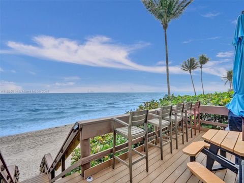 A home in Hillsboro Beach