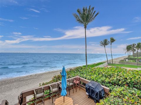 A home in Hillsboro Beach