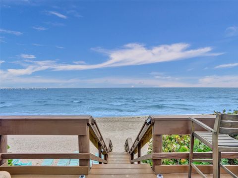 A home in Hillsboro Beach