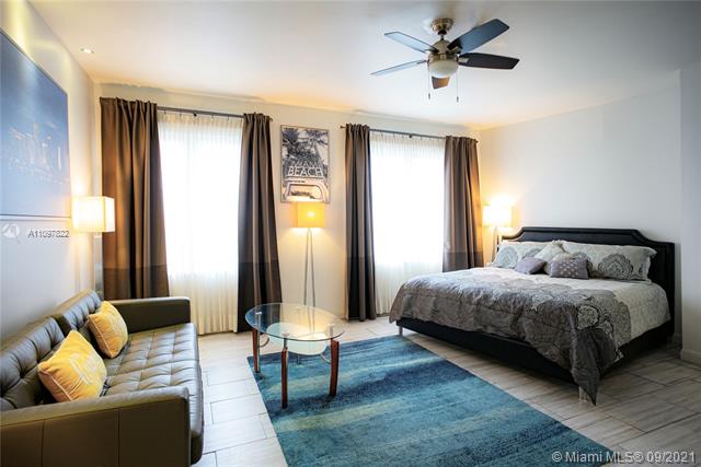 Beautiful AirBNB zoned studio in South Beach. Walking distance to all nightlife, entertainment, and shops on both Collins and Ocean drive. Close proximity to highway routes. Building has had low maintenance fees for over 15 years. Have both, great income plus enjoy the Condominium yourself as well. This is not a Condo Hotel! $446.00 in HOA Per Month. Building allows Short Term Rental , Daily, weekly, & monthly! Currently on short term rental, showings upon availability. Photos to be uploaded shortly.