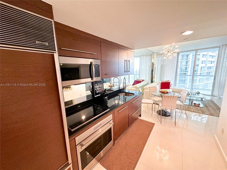 Fabulous Furnished 1 bedroom/1 bathroom unit for rent with Breathtaking view of Biscayne Bay, marble floors throughout, stainless steel appliances, washer & dryer inside. Internet, Cable & Water Included. Building has amazing amenities including the biggest pool area, Jacuzzi, Gym, Fitness Class, Spa, Sauna, Restaurants, Cafe, Game Room, 24/7 Valet Parking, Concierge 24/7. This building is located in the heart of Brickell walking distance to restaurants, Bars, Markets, Cinema, Brickell City Center mall and more. NO SUBLEASING. NO AIRBNB.