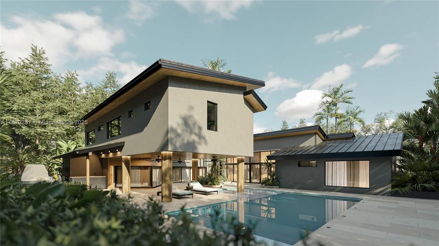 Stunning 5-bedroom, 4-bath pool home in the heart of Glenvar Heights. This residence offers a versatile floor plan with one bedroom and bath on the ground floor, perfect for guests or in-laws. Expansive living areas provide comfort for everyday living and entertaining. Recent upgrades include a new metal roof and upcoming impact windows and doors for safety and style. Outdoors, enjoy a resort-like setting with a redesigned pool deck, summer kitchen, and beautifully lit landscaping. A private wine cellar and infrared sauna complete this exceptional home, blending elegance and functionality in one.