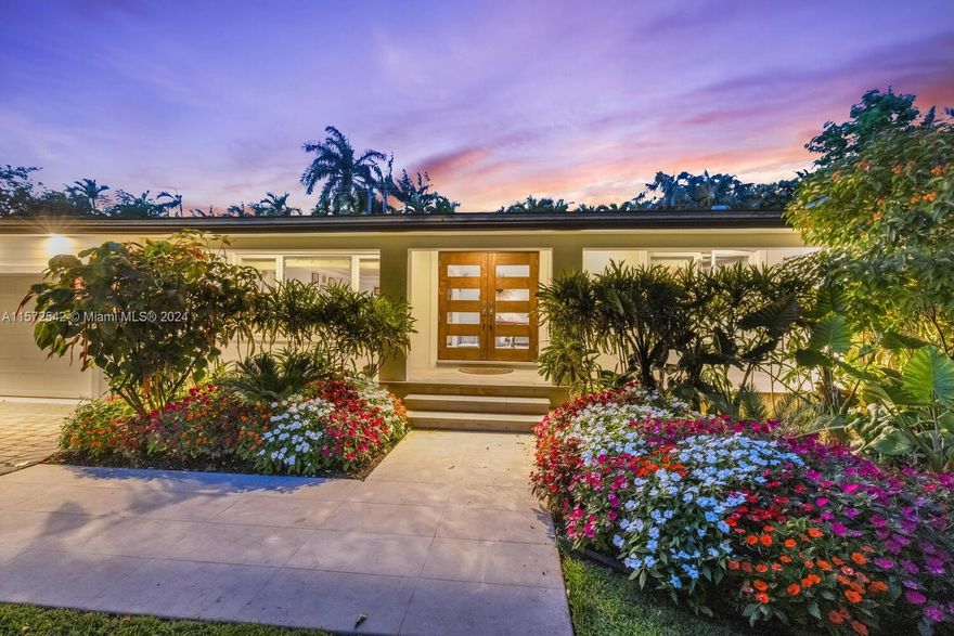 Stop scrolling! This is THE ONE. This stunning 4BR/3BA house in Coral Gables' Italian Village has been beautifully remodeled & impeccably appointed. The location alone is perfection, so wait until you hear about the house! A brand-new kitchen & gorgeous wet bar set the stage for entertaining, whether it's a casual Friday night w/ friends or the whole family for Thanksgiving dinner. Separate liv rm and fam rm offer space & options for everyday gatherings. The impact windows & doors throughout overlook the serene & private backyard featuring lush, mature landscaping, a sparkling pool and travertine patio w/ summer kitch, perfect for alfresco dining. Other features include porcelain & hardwood floors, new roof, updated bathrooms and 1-car garage. Visit today & experience blissful living!