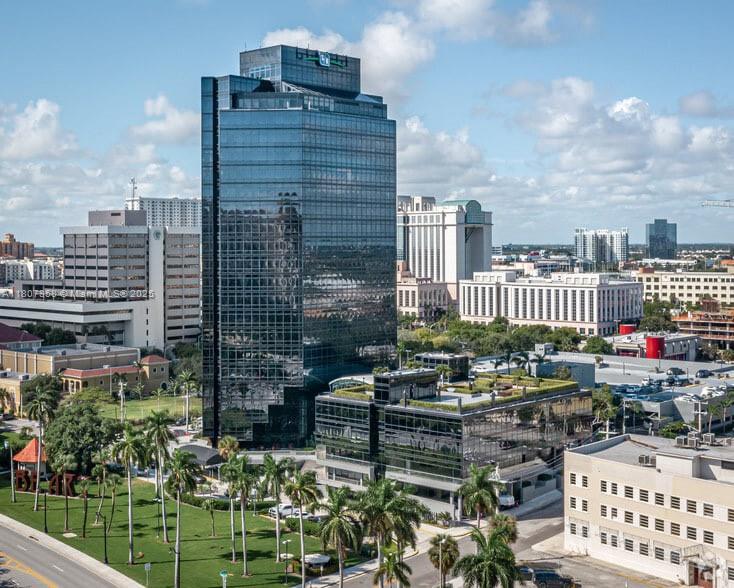 Class A Luxury Office Suites | Downtown West Palm Beach | Fully Serviced | Unmatched Views. Elevate your business with Class A office suites in the heart of Downtown West Palm Beach. Featuring panoramic views of the Intracoastal and Palm Beach, plus an exclusive 11,000 SF rooftop garden, these offices blend luxury, location, and functionality. Property Highlights: Private 24/7 access office suites with branded signage, Designer furnishings + ultra-fast high-speed internet, Dedicated receptionist & full-service office management, Complimentary café with premium coffee & teas, Executive directory listing. Premium on-site amenities: state-of-the-art gym, full-service hair salon, and valet parking (fee-based). Lease Rate: $850–$4,250/month, Term: 12-month lease. Schedule a private tour today