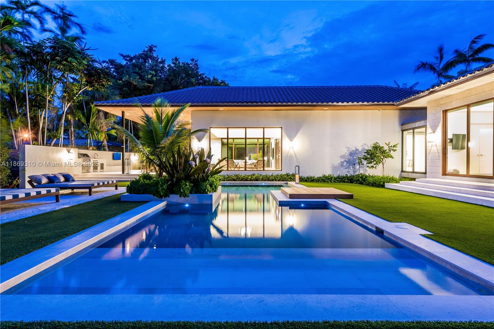Step across the koi pond in the entryway of Villa Marya and discover a Bali-style oasis in the heart of Miami Shores. Sleek contemporary lines and an open-concept layout. The single-level home features 6 bedrooms opening to patios or terraces. The master suite with king bed overlooks the pool and includes an ample ensuite bathroom. The bedroom arrangements are perfect for families, business travelers, and groups of friends seeking extra privacy amid the city’s myriad delights.
The single-level home features 6 bedrooms opening to patios or terraces. The master
suite with king bed overlooks the pool and includes an ample ensuite bathroom.
Available for Seasonal, Monthly. FOR RENTAL RATES, PLEASE CONTACT LISTING AGENT.