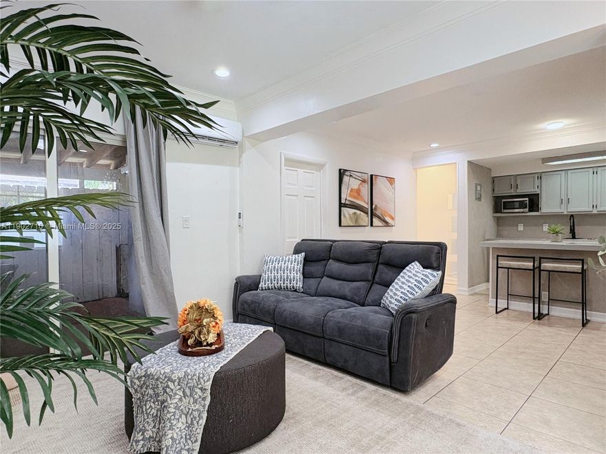 Light-filled, fully furnished 1-bedroom, 1-bath unit in the lively Hollywood Lakes area — just a short stroll to the sand and surf of Hollywood Beach. Enjoy quick access to I-95 for easy commuting, and a Publix only five minutes away on foot. A lovely park nearby is perfect for your morning jog or evening unwind. This cozy, turnkey home blends comfort, convenience, and coastal charm — ready for you to move in. Make it your new home base and experience South Florida living at its best. Act quickly and schedule your tour today!