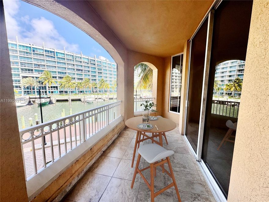 Beautiful bayfront unit featuring stunning water views. Recently updated with fresh paint and brand-new flooring, this unit is truly move-in ready! Open floor layout makes it a spacious unit. Residents enjoy a scenic waterfront boardwalk with dock access, along with resort-style amenities including a pool, hot tub, state-of-the-art fitness center, and a clubhouse featuring a pool table. The community also offers 24-hour security for added peace of mind. Ideally located near a full-service marina and within walking distance to Aventura Mall, fine dining, beaches, paddle courts, and top-rated schools. Some images in this listing have been virtually staged.