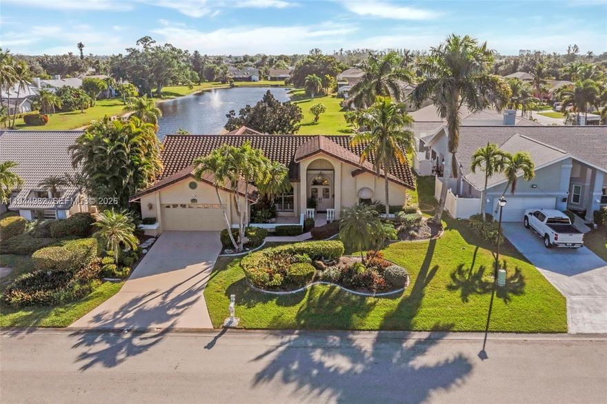 Ideally located in the desirable Banyan Cove neighborhood just off McGregor Boulevard, this 4-bedroom, 3-bath home offers a private tropical lifestyle with dining, shopping, medical facilities, excellent schools, and entertainment just minutes away—plus easy access to both the area’s beaches and vibrant downtown, each about 15 minutes away. The 2,507 sq. ft. residence features a well-designed floor plan with a bright open kitchen and great room, and a partially covered lanai overlooking the pool and serene pond, perfect for relaxing, wildlife watching, or fishing from your backyard. Additional features include a two-car garage, tile roof, rear attached shed, courtyard with fountain, hurricane shutters, whole-house vacuum system, two walk-in closets in the primary suite, ample storage, slide-out kitchen cabinets, and a pass-through kitchen window. Recent updates include an HVAC (approx. 3 years), washer and dryer (2 months), microwave (1 month), dishwasher (6 months), and stove and Maytag refrigerator (approx. 5 years). The pool pump is approximately 1 year old; the pool heater has only been used twice, and the solar pool system is not currently working. The home sits at +8.9 ft elevation, was previously outside the flood zone following post–Hurricane Ian map updates, and has never flooded. Schedule your private showing today.