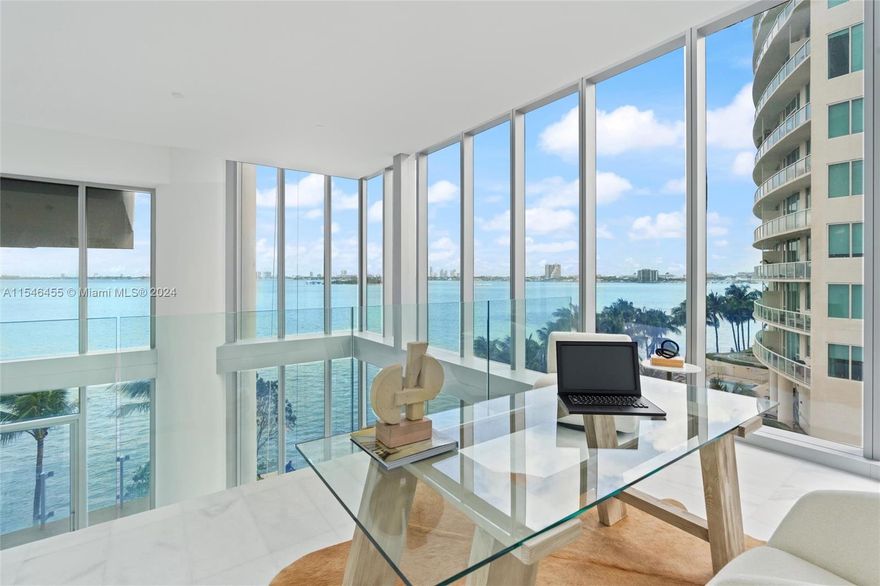 Discover the luxury living at Missoni Baia Residences, in the heart of Miami. This exclusive waterfront property offers a 6-bedroom, 6.5-bathroom, 2-story townhome with breathtaking views of Biscayne Bay. As you step into the foyer, you'll be greeted by stunning marble Calacatta flooring leading to an open floor plan, perfect for entertaining guests. Enjoy the convenience of a private elevator and top-of-the-line appliances in the kitchen. The townhome also features a maid's quarters and laundry for added comfort. Missoni Baia offers various curated amenities designed by fashion brand designers to enhance your lifestyle. Indulge in the spa, lounge by the pool, or play a game of tennis on the court. The nearby Miami Design District offers art, culture, shopping, & dining experiences.