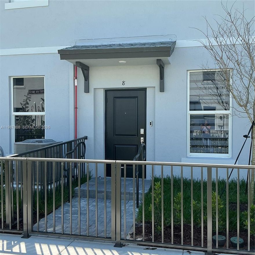 Come check out this brand new property! No one has ever lived here before. This beautiful new construction is available for rent. It features an open layout, three bedrooms, two-and-a-half bathrooms, and a two-car garage. The home has modern finishes and a fully equipped kitchen with brand new appliances. The living areas are bright and spacious. A beautiful white zebra-print blind covers all the windows.