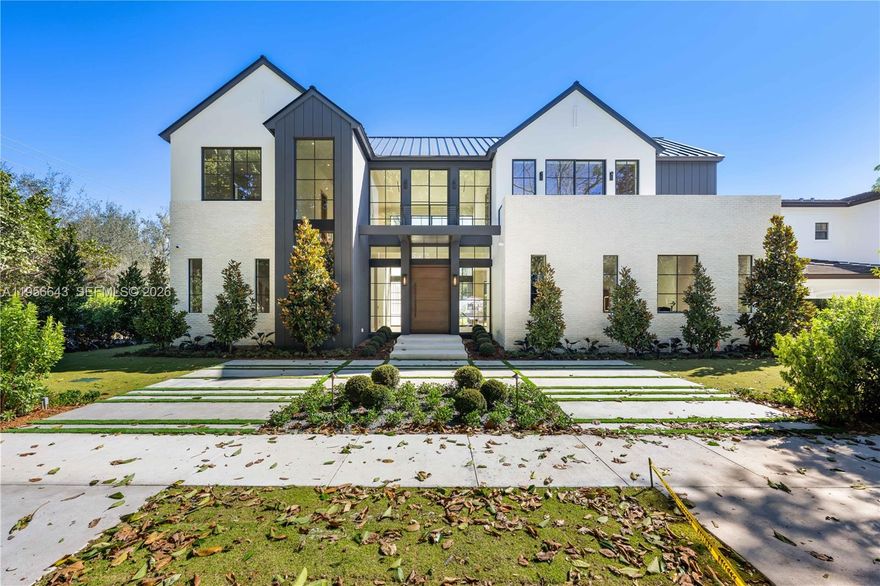 7 BR, 8.5 Baths , 2 car Garage, Pool, Outdoor Summer Kitchen. Full Sub Zero Wolf Appliance Package
Pedini Cabinetry throughout, Toto Toilets, Hi End Bathroom fixtures, white oak wood flooring ,lush landscape package.