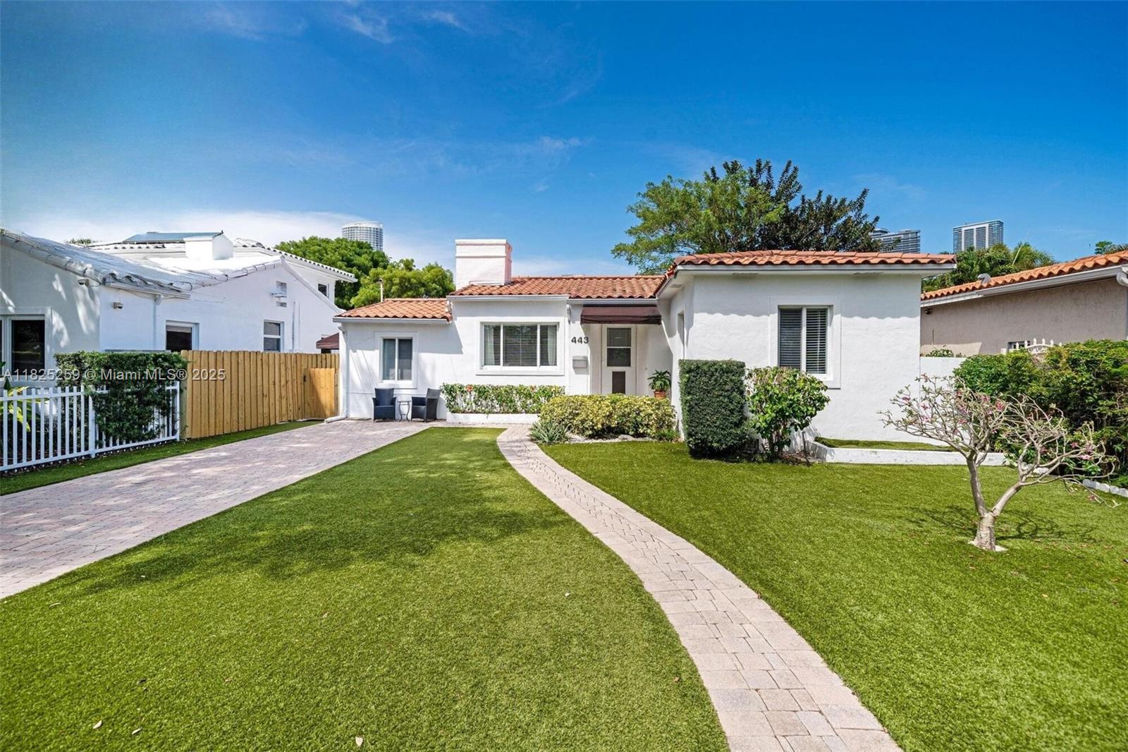 Rare find! Hidden Gem in The Roads. Well-appointed 3BR 3BA home in historic neighborhood just off Brickell Ave with quick access to US1 and Key Biscayne. Move-in ready with impact windows and doors, newly refinished wood floors and thoughtful updates made over the years. Front yard has artificial turf. Backyard has cozy pool w/ solar heater and new deck area. Kitchen updated w/ granite counters and semi-open layout. Primary suite has 2 custom closets (walk-in and wall-to-wall) and updated BA w/ potential to expand. 2nd BR bright and shares hallway BA. 3rd BR suite has private entrance, walk-in closet, extra storage, and compact en-suite, ideal for guests or office. Aso includes laundry/ utility room and a fenced, extra-long 2 car driveway.