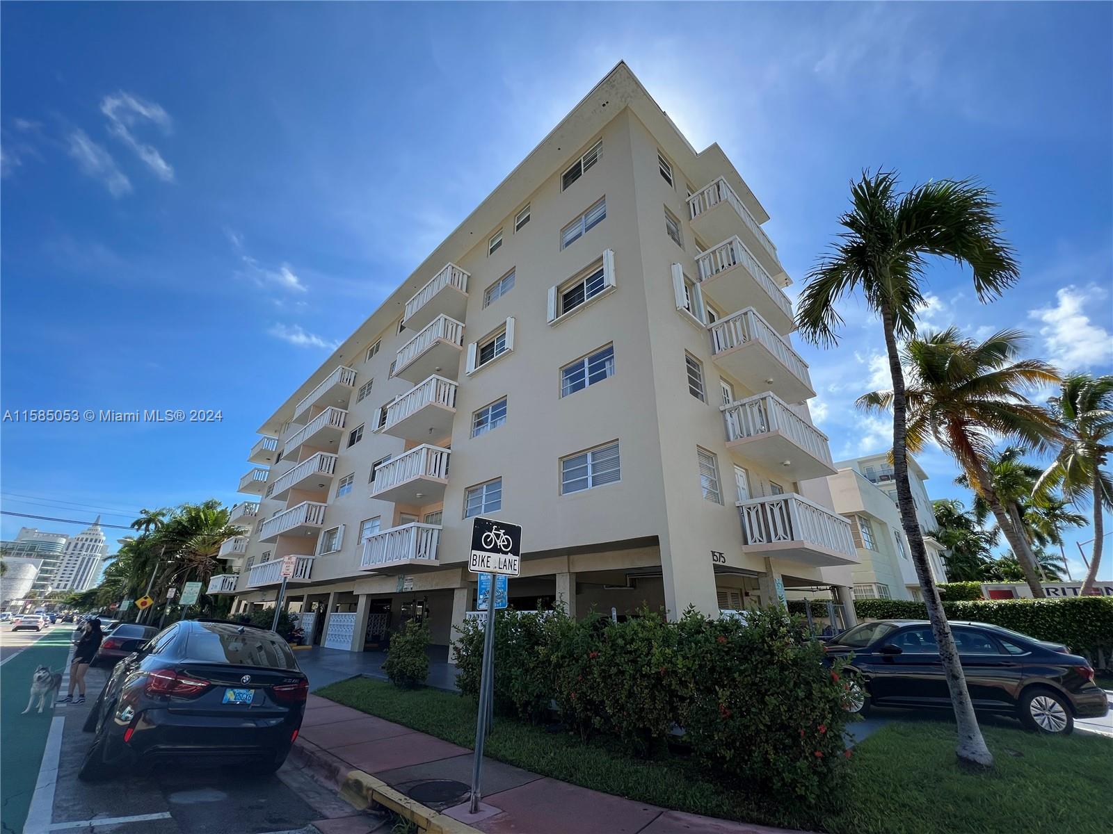 Rental Property at 1575 Euclid Ave 505, Miami Beach, Miami-Dade County, Florida - Bedrooms: 1 
Bathrooms: 1  - $2,400 MO.