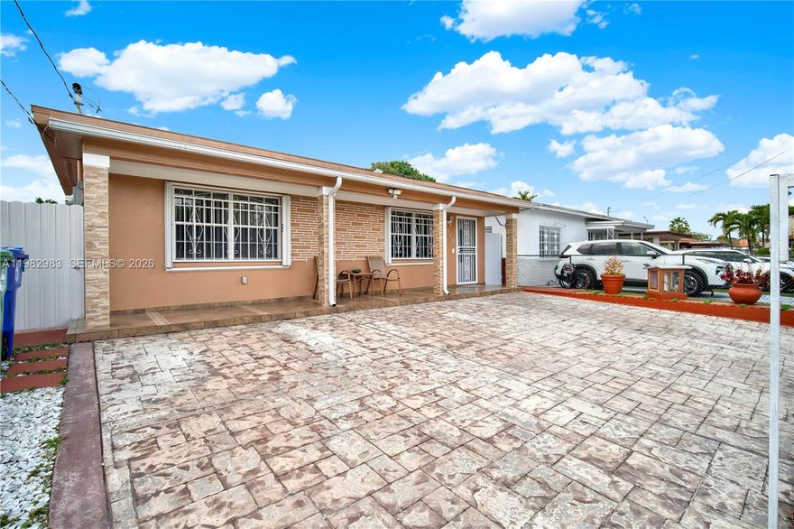 This is the 4/2 in Flagami you have been looking for. 1,700 square feet of move-in ready living in one of Miami's most convenient neighborhoods. Solid concrete block construction. Central A/C. Municipal water and sewer. No HOA fees eating into your budget. The layout gives you real space. Four true bedrooms and two full baths with room to breathe. Located on a quiet court off NW 57th, you are minutes from MIA, the Dolphin Expressway, Coral Gables, and Downtown. Surrounded by top-rated Cuban restaurants, local parks, and everything your family needs within a short drive. Whether you are buying your first home or adding to your portfolio, this property delivers. See it before it is gone.