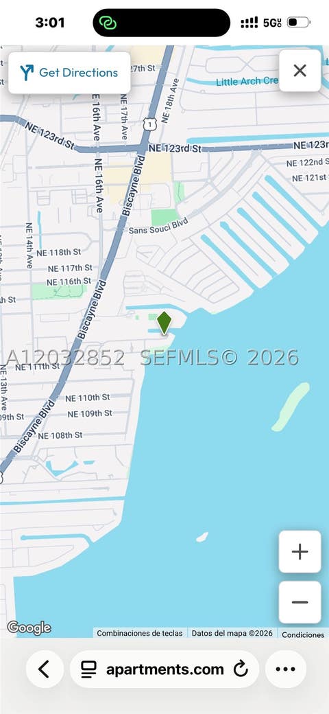 Tiny photo for 11111 NE Biscayne Blvd #16A, Miami, FL 33181 (MLS # A12032852)