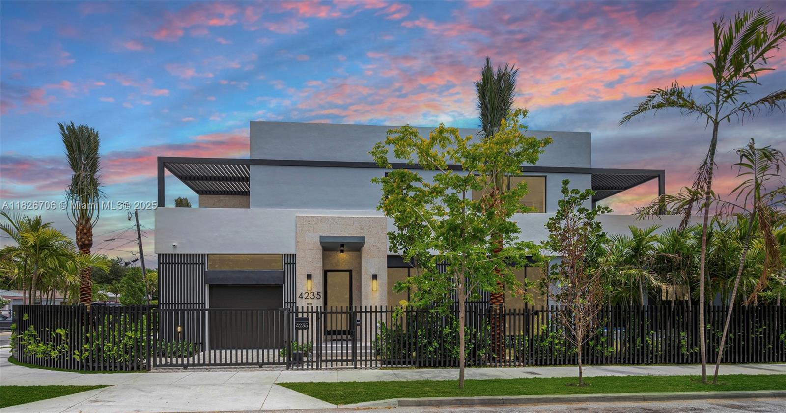New Construction just steps to Buena Vista & Design district. A rare modern gem in the heart of the Design District. This 5-bed, 5.5-bath home offers 5,326 SF with 4,062 SF of sleek interiors and seamless indoor-outdoor living. Enjoy a summer kitchen, pool, and multiple terraces perfect for entertaining.
Features include custom closets, a grand primary suite, impact windows, European tile, matte black fixtures, and a chef’s kitchen with quartz counters and premium Viking, Wolf & Subzero appliances. Smart tech throughout: Nest, Lutron, speakers, security, and MyQ garage.
Steps from Wynwood, world class shopping and dining.