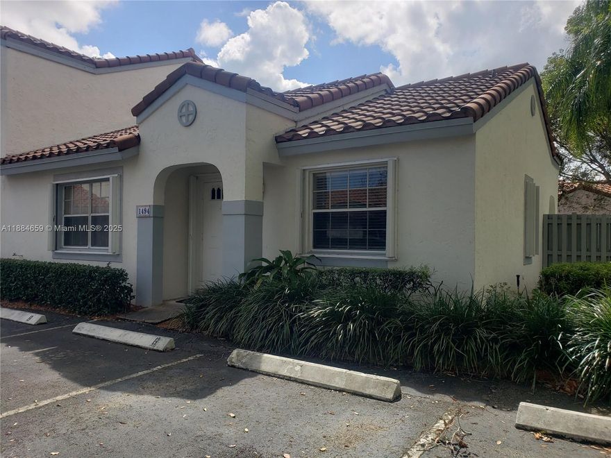 Discover your dream home in vibrant Weston! This stunning 2-bed, 2-bath villa boasts a spacious, updated design with a bright open floor plan, sleek tile flooring, and cozy laminate in bedrooms. Enjoy a private fenced yard, ample storage, and accordion shutters for peace of mind. Perfectly located near A-rated schools, a community pool, Weston Town Center, and major highways for easy commutes. Available October 2, 2025, with renter’s insurance required. Don’t miss this charming gem in a sought-after community—schedule a viewing today!