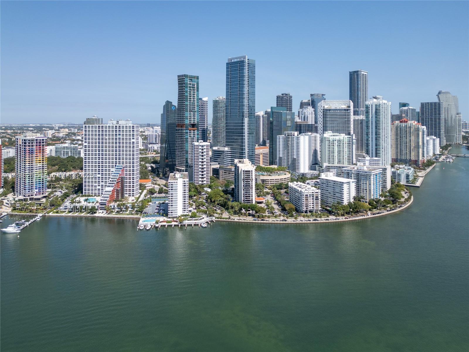 This prime 850 sq. ft. unit presents a rare business and investment opportunity in the heart of Brickell. Located on the first floor, the space offers tranquil water views upon exit and is currently leased to a restaurant tenant through December 2025, providing immediate rental income.