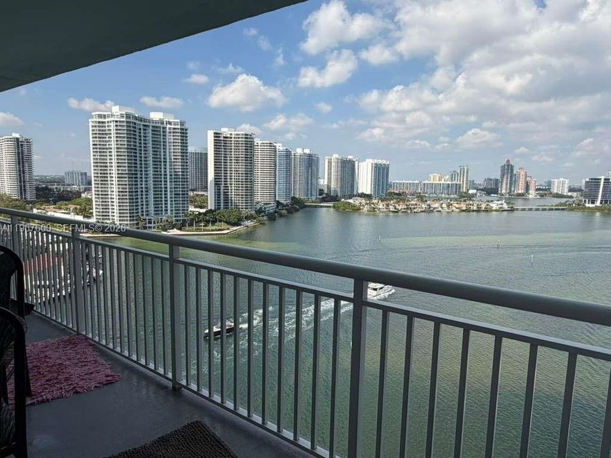 Beautifully renovated and spacious 2BR 2BTH residence in the heart of Sunny Isles Beach, offering breathtaking Intracoastal water views from every room. The updated kitchen features stainless steel appliances and modern finishes, creating a perfect blend of style and functionality. This full-service building provides a serene and relaxing atmosphere with 24/7 doorman service, a welcoming lobby with seating area, and a stunning pool with expansive pool deck. Ideally situated within walking distance to the beach and just minutes from Bal Harbour, Aventura, fine dining, shopping, and houses of worship.