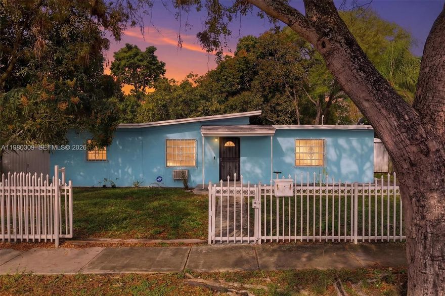 Spacious 3-bed, 2-bath home in the Nichols Heights neighborhood of North Miami, bordering Miami Shores and Biscayne Gardens. With 1,665 sq ft of living space, a large backyard, and a 2014 roof, this property is well-suited for investors or first-time buyers interested in updating and adding value over time. The home offers a generous layout with plenty of room to personalize the interior and enhance the existing footprint. The oversized lot provides excellent outdoor potential for entertaining, gardening, or future improvements. Enjoy quick access to I-95, the Florida Turnpike, and nearby amenities. Mortgage savings may be available for buyers.

A great opportunity to bring your style and vision to a well-located North Miami property.