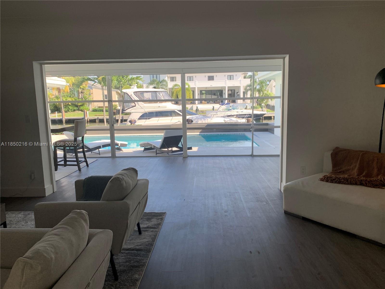Beautiful ocean access single family home for seasonal rent. 100' dock is also available to rent separately. Easy access to Biscayne Bay. Available September 1st. Fully furnished and ready to move in. Please do not disturb tenant. Call to make an appointment for a private showing.