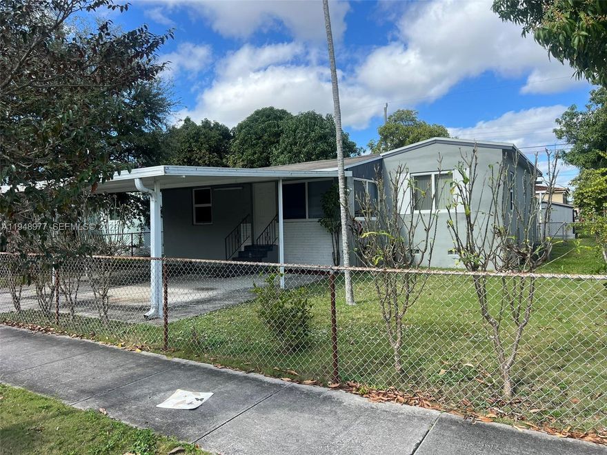 Investor or buyer opportunity in a Miami neighborhood with proximity to Coral Gables and convenient access to major roadways, employment centers, shopping, and services. The property is considered a fixer-upper and features a roof approximately 3–4 years old and impact-resistant windows and doors, which may represent meaningful value and potentially significant insurance-related cost savings when compared to older systems, subject to buyer and insurer verification. An existing addition increases usable living area beyond the tax roll; buyer to verify permits, square footage, and use. Property offers potential for renovation or redevelopment depending on buyer’s plans. Buyer to conduct all due diligence. Sold As-Is.