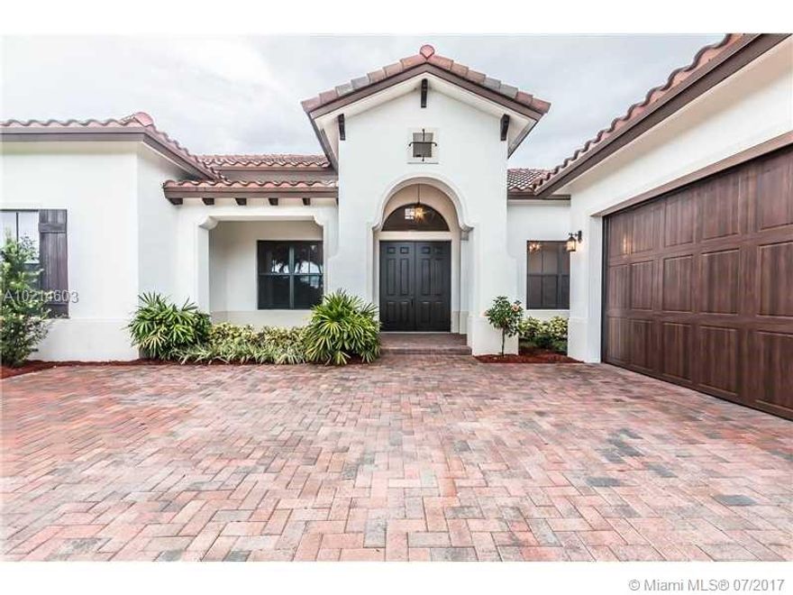 Back on the Market, REDUCED, Priced to Sell. Spectacular 4 Beds PLUS Office/Den, 3.5 Baths with Pool, 1 Story Home, 3 way split open floor plan, situated on 1 acre builders corner lot on Cul-de-Sac, Luxurious Mediterranean-inspired. Home Features, Expansive Chef's Kitchen with granite counter tops, SS appliances, center island, Wood cabinets, butlers bar, immense walk-in pantry, Formal Living and dining room, Marble floors, in-law quarters, The Master bedroom boasts large sitting/nursery room and gigantic closet, spacious master bath with roman tub and shower. High Ceilings, 3 Car Garage and large driveway with space for plenty of cars. Office, can be easily converted to a bedroom. 2 AC units, Huge backyard. Parkside Estates is a very exclusive gated community. Easy to Show.