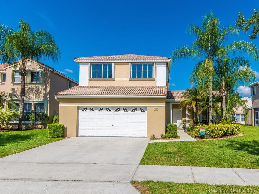 This is definitely the best property in Weston, beautiful a newly updated kitchen including, granite counters, wood cabinets, stainless appliances & tumbled marble backsplash, the fenced backayard features and oversized paver patio area, perfect for entertaining, property is storm ready with shutters, home has been meticulously maintained, top rated Weston school system, community features guard gate, community pool, playground and sidewalks family friendly.