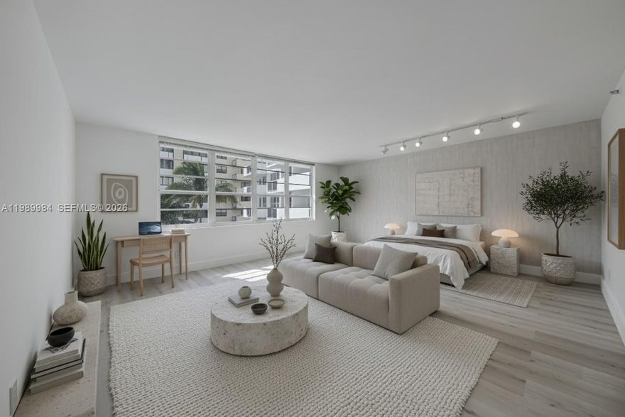 This 550 sq. ft. South Beach studio has been recently renovated with new flooring, fresh paint, and sleek micro-cement kitchen and bathroom finishes. Located on the quiet south side, it offers direct beach access, southern exposure, and serene zen garden views. The building allows 12 leases per year (30-day minimum), making it perfect for investors or seasonal rentals.

Enjoy the vibrant South Beach lifestyle, just steps from Lincoln Road Mall, restaurants, shops, and entertainment. Decoplage amenities include a heated pool, sun deck, gym, valet parking, 24-hour front desk, and on-site management. Adjacent unit (#624) is also available and can be purchased together for expanded living or rental opportunities.