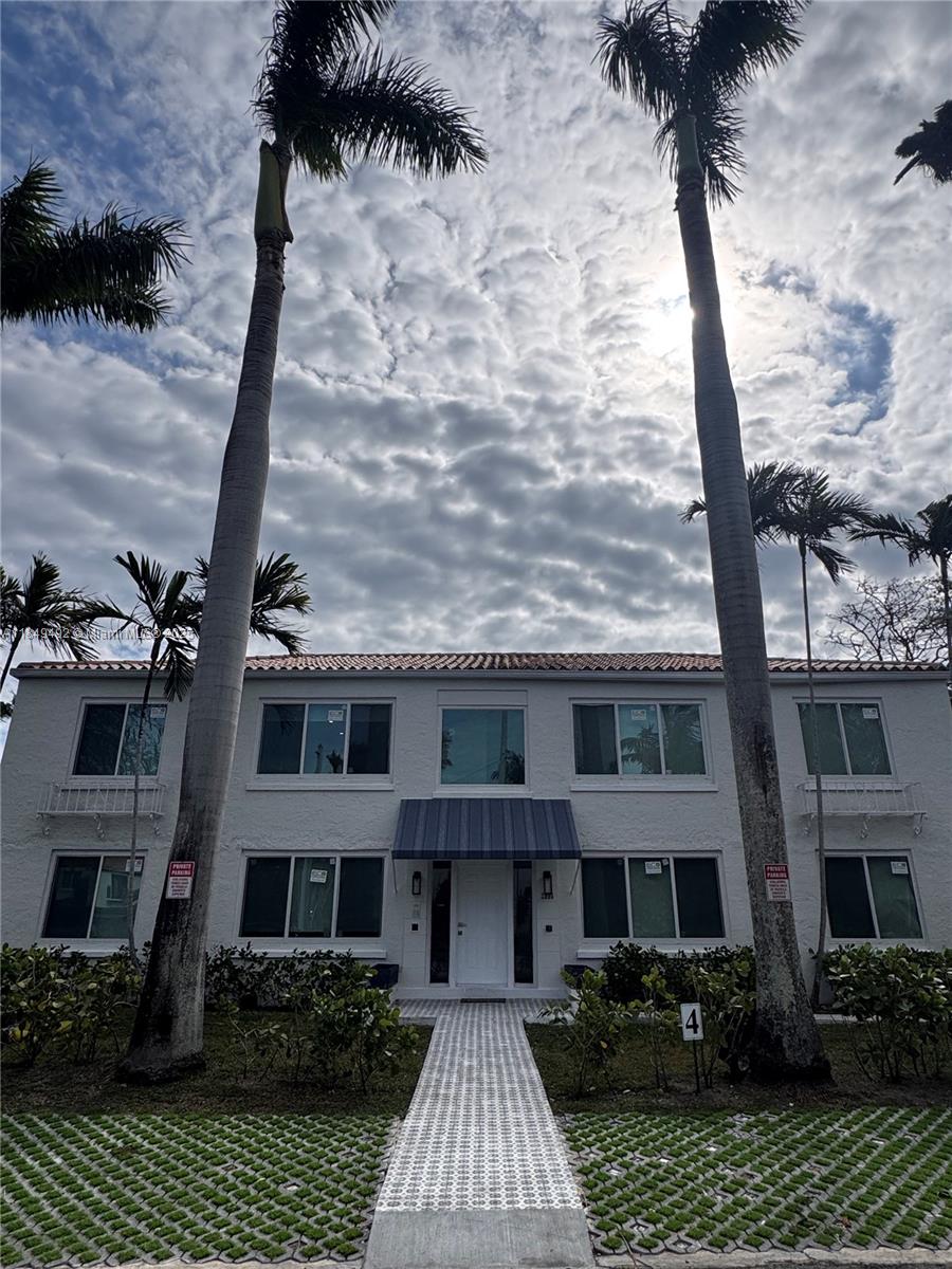Last one in the property. This newly renovated 2 bedrooms-2 bathrooms apartment features a clean and contemporary design. Natural light flows throughout. It is located in one of the most desirable neighborhoods of Miami Beach. Modern kitchen with white cabinetry, white countertop and stainless steel appliances, including refrigerator, oven and dishwasher, washer and dryer. Contemporary bathrooms with glass-enclosed shower and sleek black vanity. Bedrooms with walk-in closet and ample storage with floor to ceiling cabinets. Lots of natural light. The apartment has never been occupied.