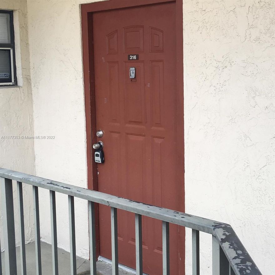Beautiful 1 bedroom 1.5 bath corner unit Condo in the heart of Miramar. Close to City Hall and Ansin Sport Complex. Very spacious unit with a breakfast area and pass through window.  Elevator and trash chute.  Washer/dryer inside unit. Hugh patio with storage room great to relax or entertain! You will love this unit! Don't Miss out!!