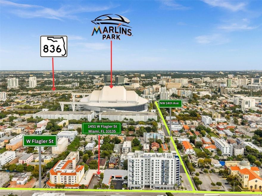 Incredible opportunity to own a free-standing retail plaza with 12 storefronts located in the heart of Miami, directly on Flagler Street — one of the city’s main commercial arteries, offering high visibility and constant traffic.
Just one block from Marlins Stadium, 1.9 miles from Brickell, 1.7 miles from Downtown Miami, and minutes from Miami International Airport, Coral Gables, and major expressways, this property is perfectly positioned to serve multiple high-demand markets.
Take advantage of the opportunity to establish a business in a central, connected location without paying Brickell-level rents, while benefiting from excellent exposure and a strong, evolving neighborhood.
Sitting on an 11,250 SF lot with commercial zoning, the property presents flexible development potential—ideal for adding floors, redeveloping into a mixed-use project, or repositioning as a flagship income-producing asset. A rare opportunity for investors, developers, and owner-users in one of Miami’s most rapidly transforming districts.
Kindly do not disturb the tenants or visit the property without prior coordination. Out of respect for the businesses in operation, we ask that no attempts be made to enter the individual units without authorization.  Your cooperation is sincerely appreciated.