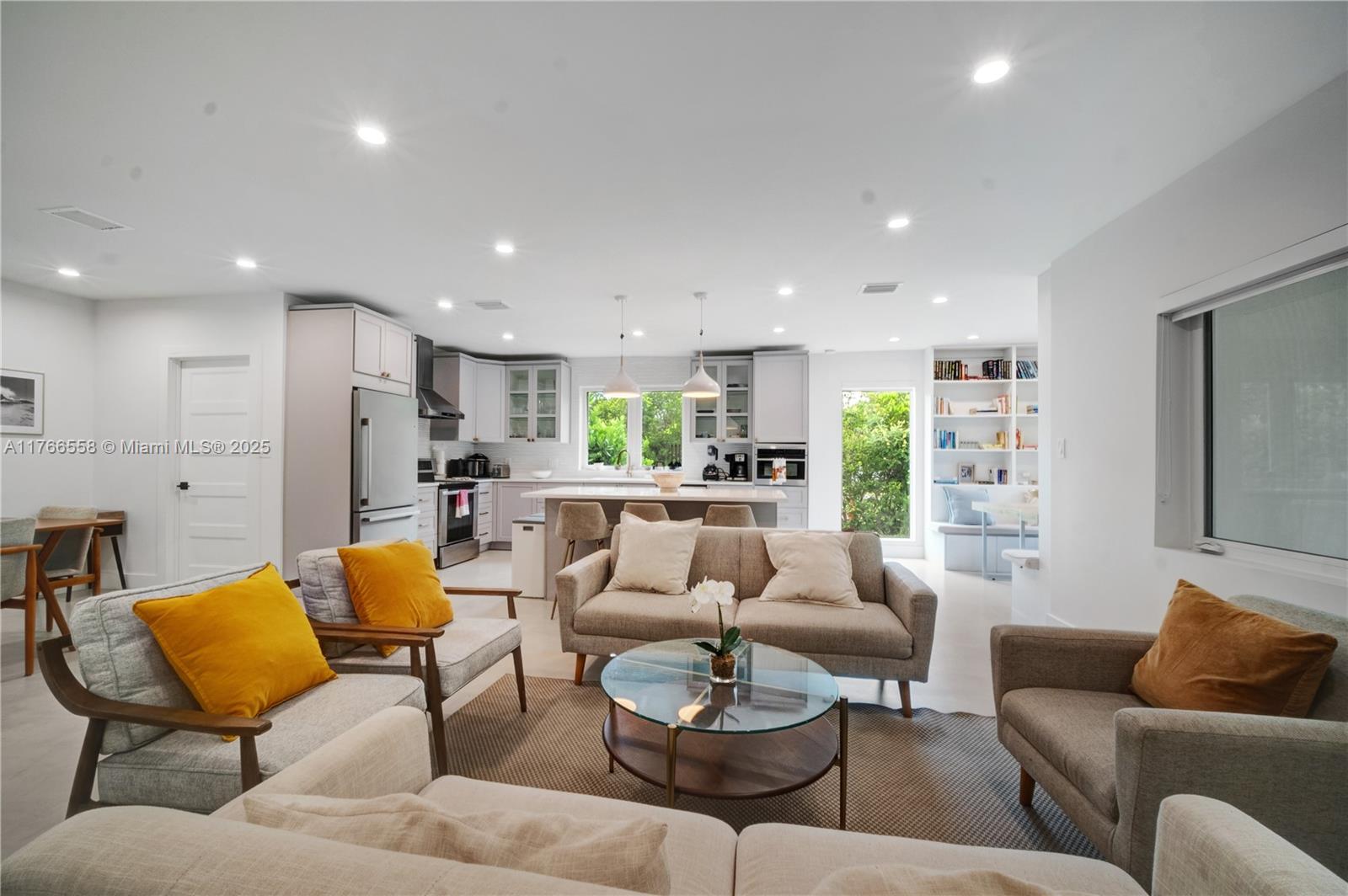 Renovated in and out! Nestled in the historic Griffing Subdivition in Biscayne Park and surrounded by open green spaces. This fully renovated 3-bed, 2-bath home blends modern luxury with serene privacy. The open layout is perfect for both entertaining and relaxation. Step outside to a new patio deck and a luxurious spa pool. Located in a charming, centrally located community, this home offers the perfect mix of tranquility and convenience. A rare find—don’t miss it! Minutes from Miami Shores Country Club Golf Course and Miami Country Day School.