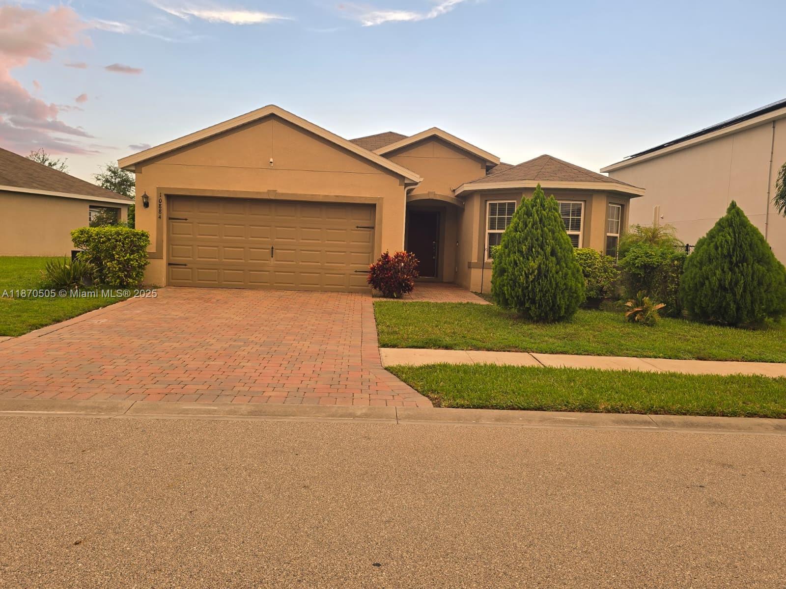 Great opportunity to make this your first home in private, gated and relaxing community with plenty amenities and security 24/7. You will be able to witness a spectacular sunset view from the kitchen. Immaculate landscaping and wide club house including gym, extraordinary design pool and playground area.