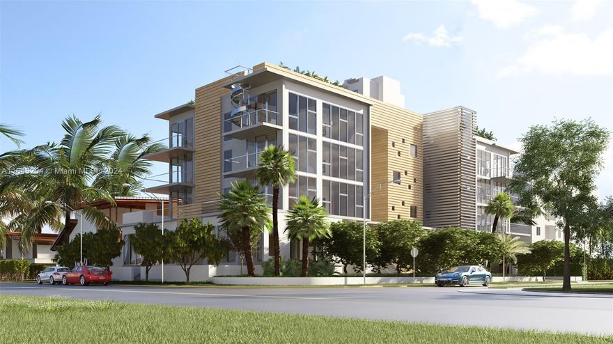 This exclusive 5 story condominium contains
14 beautiful modern Miami-style residences.
The first floor contains 2 ground units. The
second, third and fourth floors all contain 4
units, with the fourth floor having four extra-
vagant penthouses with very large balconies
and terraces. 1414 offers a rooftop pool for
all of the residences.